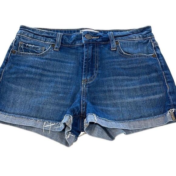 Paige Jimmy Jimmy Shorts Denim Cuffed‎ Size 25 - Picture 1 of 7